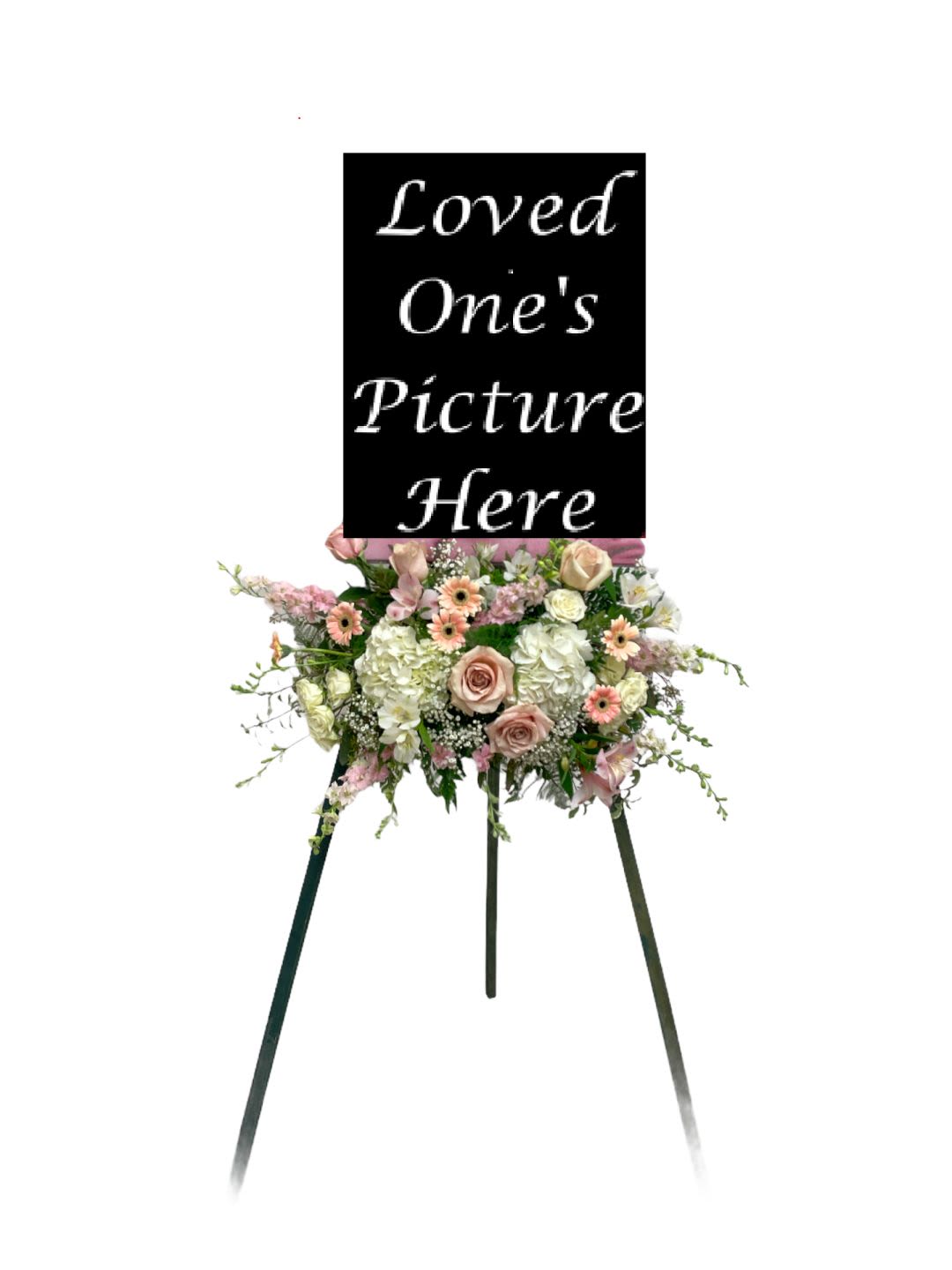 Picture Frame Standing Spray-  - We can make in any color harmony 