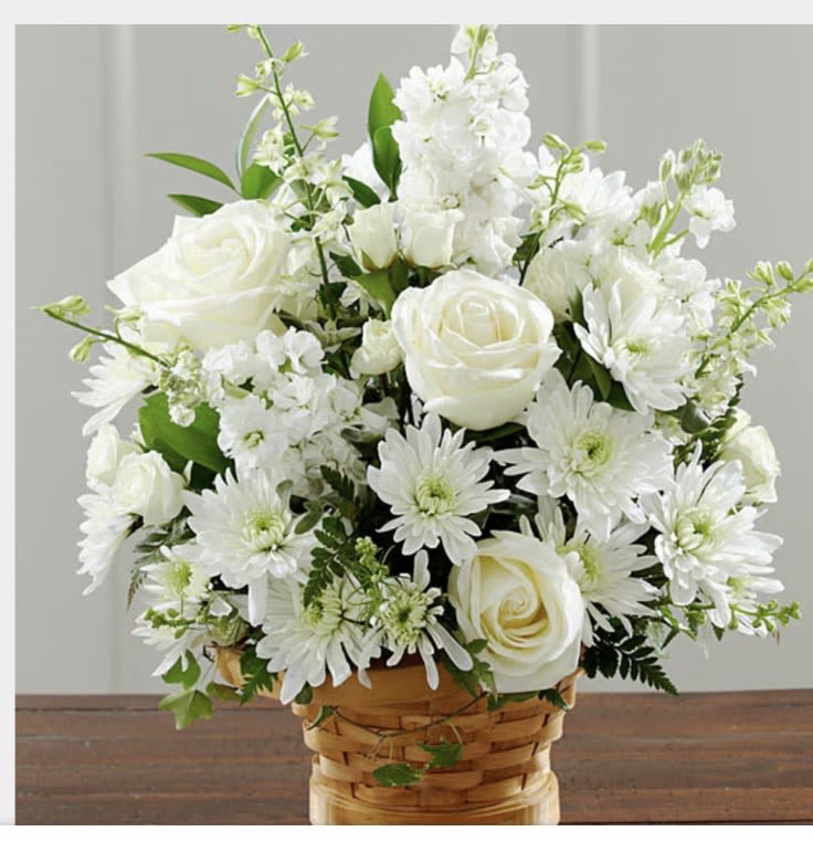 CONDOLENCES  BASKET - M