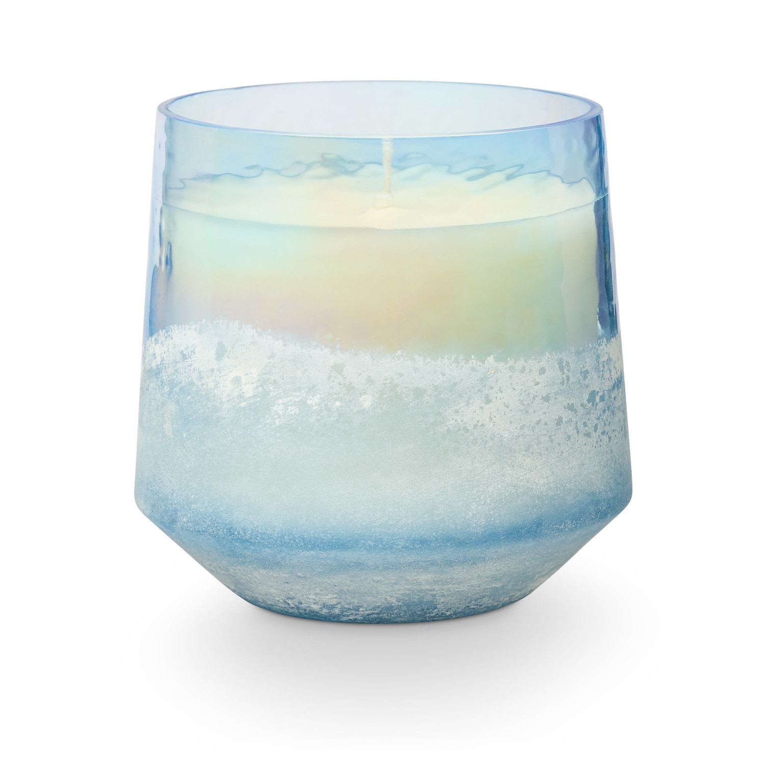 Citrus Crush Baltic Glass - With a salt-kissed finish, the baltic glass is organic and soft in nature, providing a rich glow when lit.