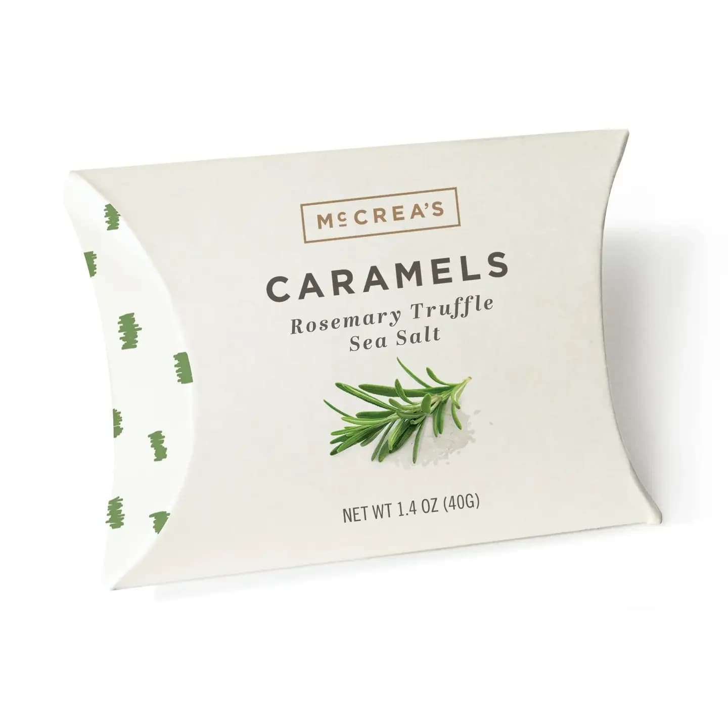 Caramels - Rosemary Truffle Sea Salt - Caramels Pillow Box - Rosemary Truffle Sea Salt