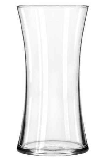 Classic Glass Vase - A simple clear glass vase sized for our wrapped bouquets. The vase will be included separately so the recipient can arrange the flowers at home.
