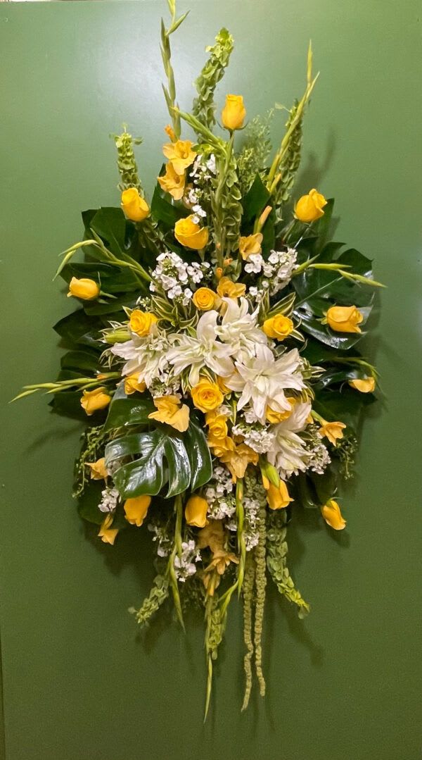 Sympathy Arrangements 54/ 5-7 Days - Please allow 5–7 business days for all sympathy arrangements to ensure they arrive with care and consideration. Orders without a proper delivery date will be canceled.   Please contact the shop for further details
