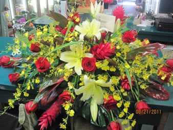 Sympathy Arrangements34/ 5-7 Days - Please allow 5–7 business days for all sympathy arrangements to ensure they arrive with care and consideration. Orders without a proper delivery date will be canceled.   Please contact the shop for further details