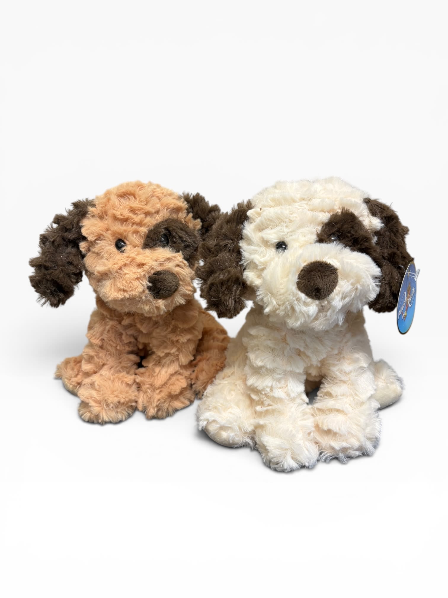 I Love You Dog Puppy - Cute &amp; Fluffy puppy plush with an "I Love You" collar. 7 1/2 in tall.