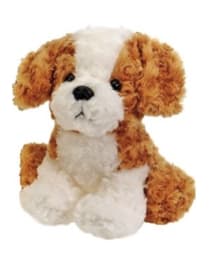 10'' Plush Tan and White Dog - 10'' Plush Tan and White Dog