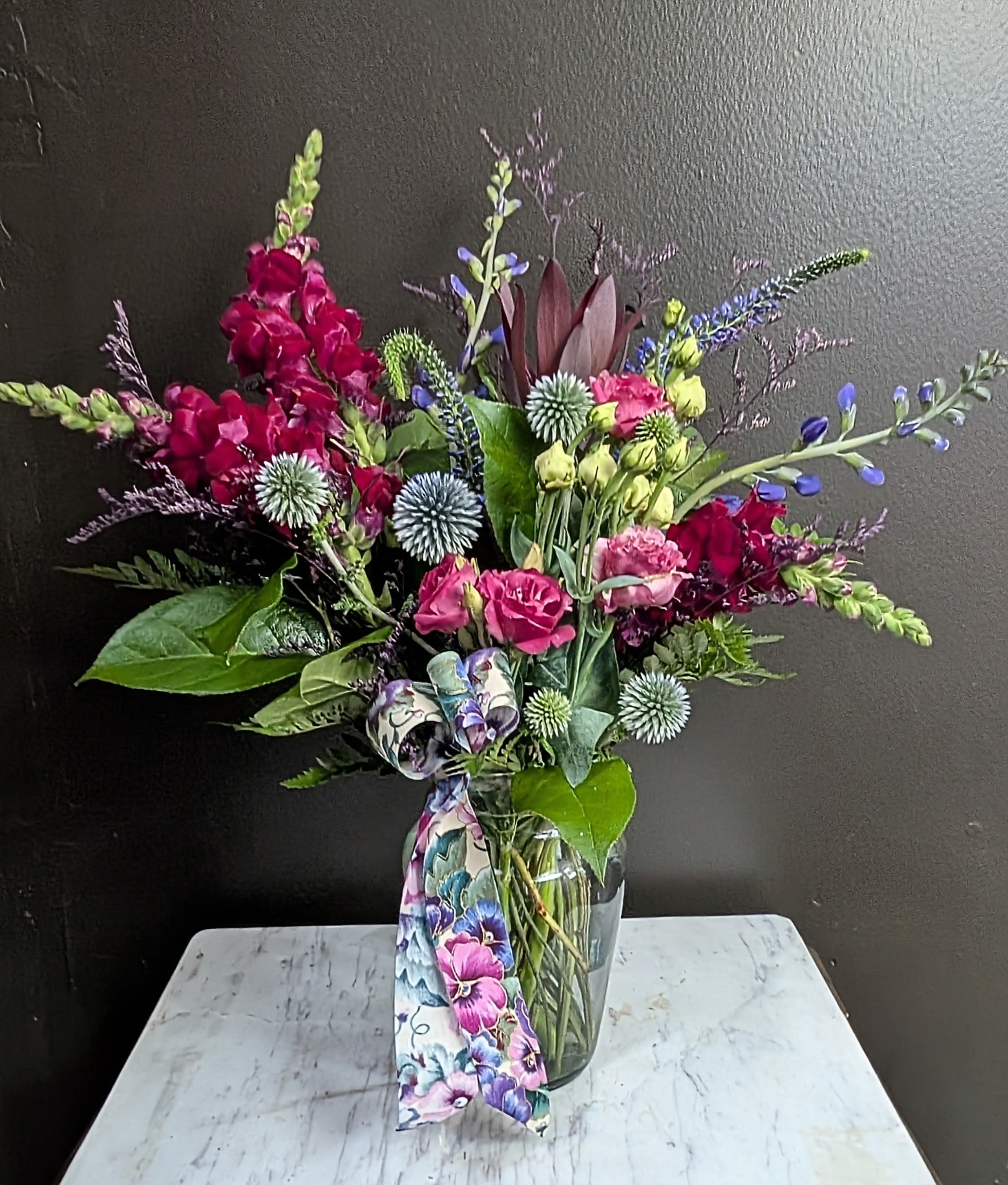 Amethyst Magic - Amethysts can come in a variety of beautiful purple colors just like this arrangement.