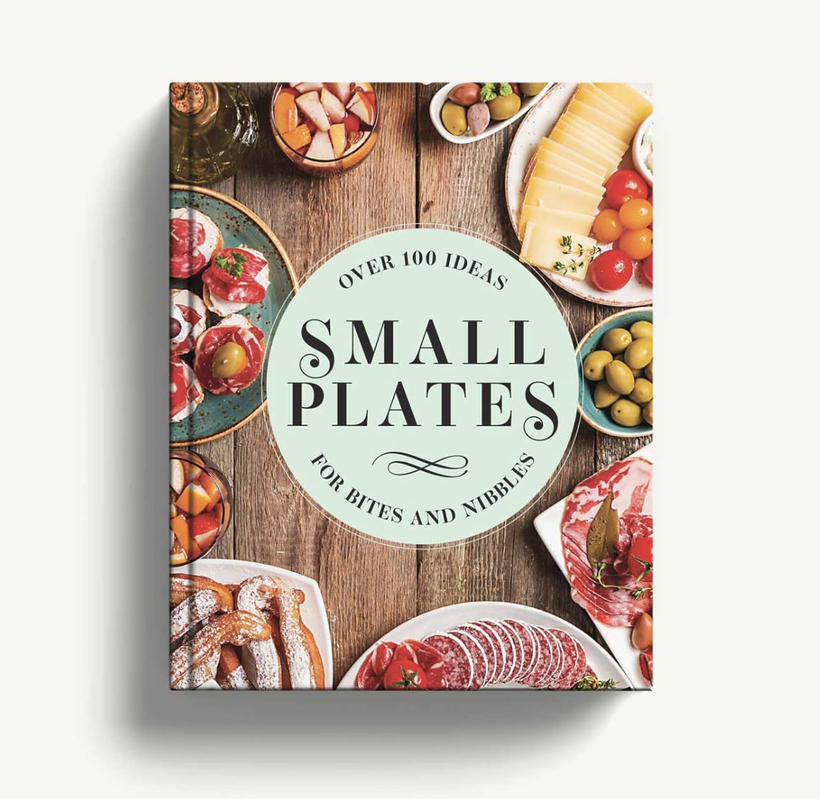 Book cover reading "Small Plates" with assorted appetizers on plates