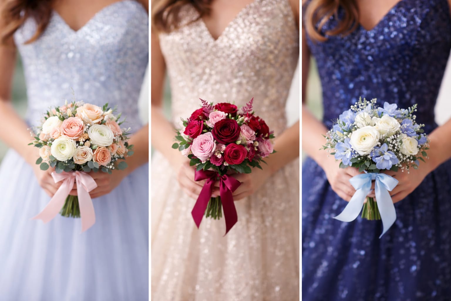 Sweetheart Prom Nosegay - Our Prom Nosegay is a beautifully gathered handheld bouquet designed to complement prom attire with fresh, elegant style. Created with seasonal blooms and finished with coordinating ribbon, each nosegay is thoughtfully designed to feel polished, romantic, and picture-perfect. Whether you’re looking for something soft and classic or bold and dramatic, we can customize the palette to match your dress, suit, or event colors.  Perfect for:  Prom School dances Formal events Senior photos
