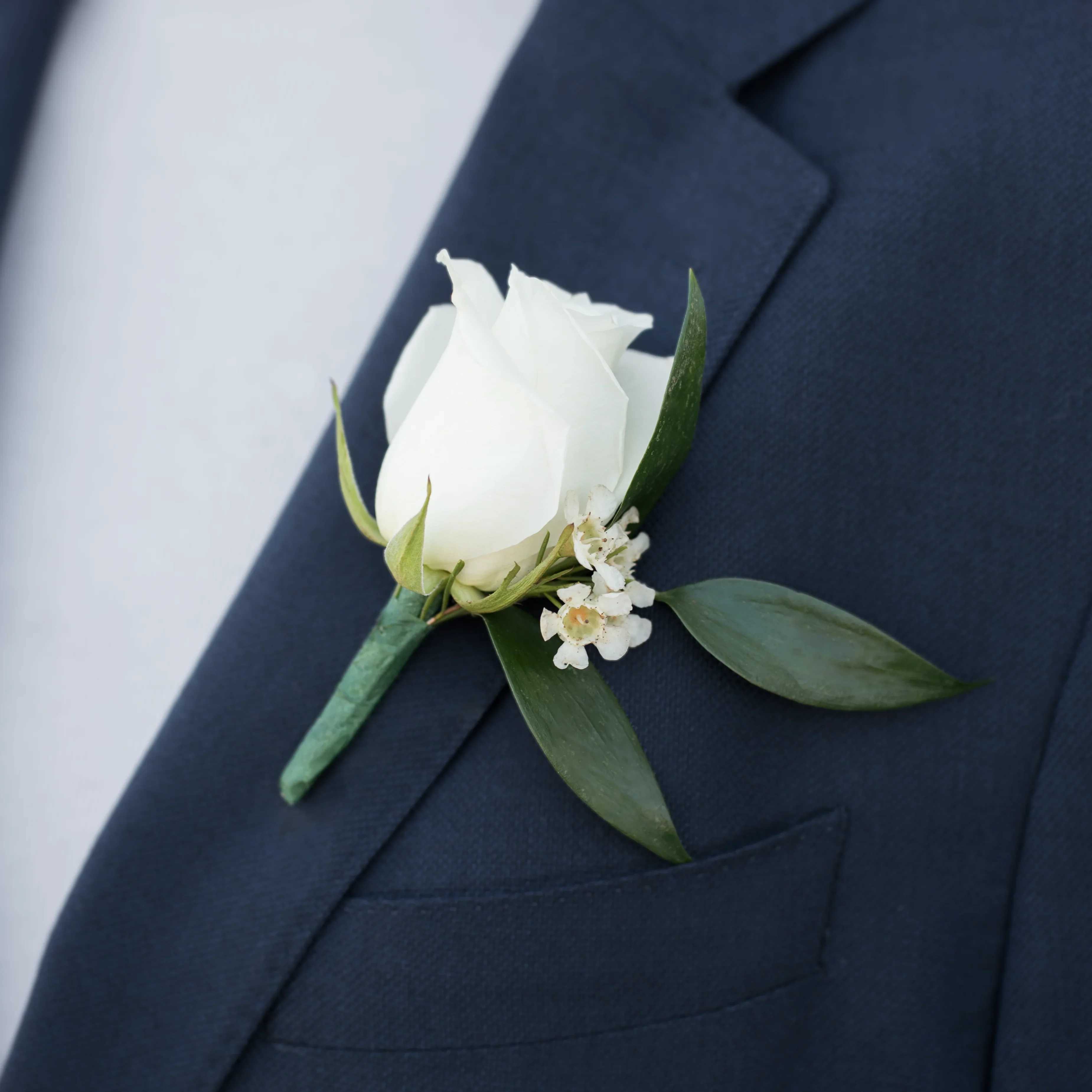 The Moment | Boutonnière - Prom/homecoming flowers designed in a clean, modern style. PLEASE INCLUDE DRESS/SUIT COLOR AND SCHOOL IN DESCRIPTION WHEN PLACING YOUR ORDER. 