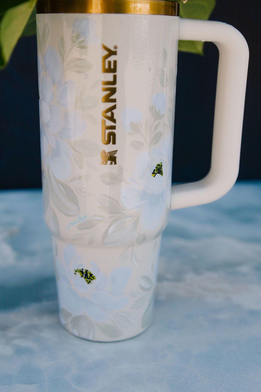 Morning Blooms (Tumbler Only) - This tumbler is a one-of-a-kind, hand-painted piece sealed with a clear gloss powder coat—dishwasher safe, chip-resistant, and made to last; by artist Melanie Haggard @meligrafi. Want the tumbler with flowers? Just click the “Occasions/Mothers Day” tab at the top of the page.
