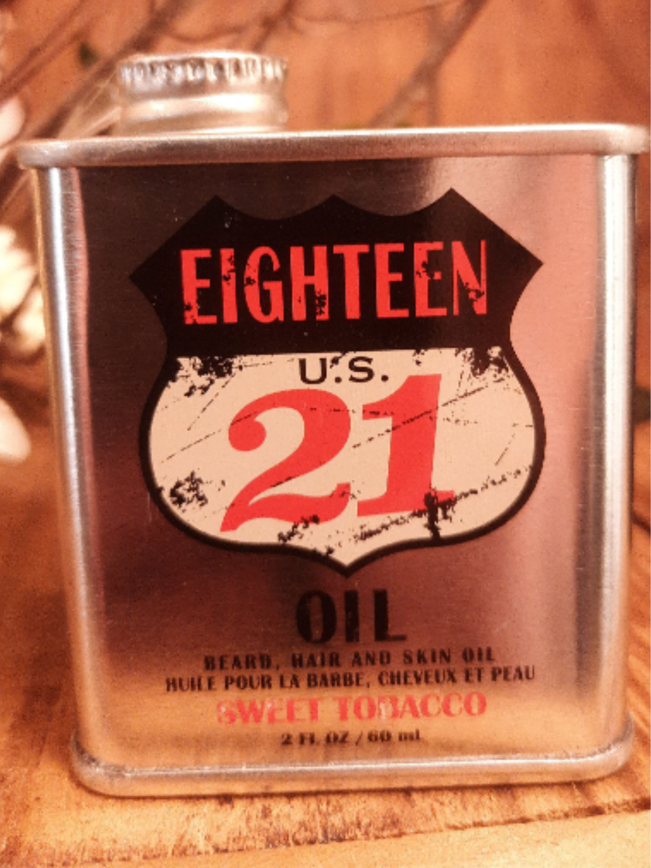 Beard Oil - NOBLE OUD - Eighteen U.S. 21 Oil Beard, Hair and Skin oil - Scent NOBLE OUD