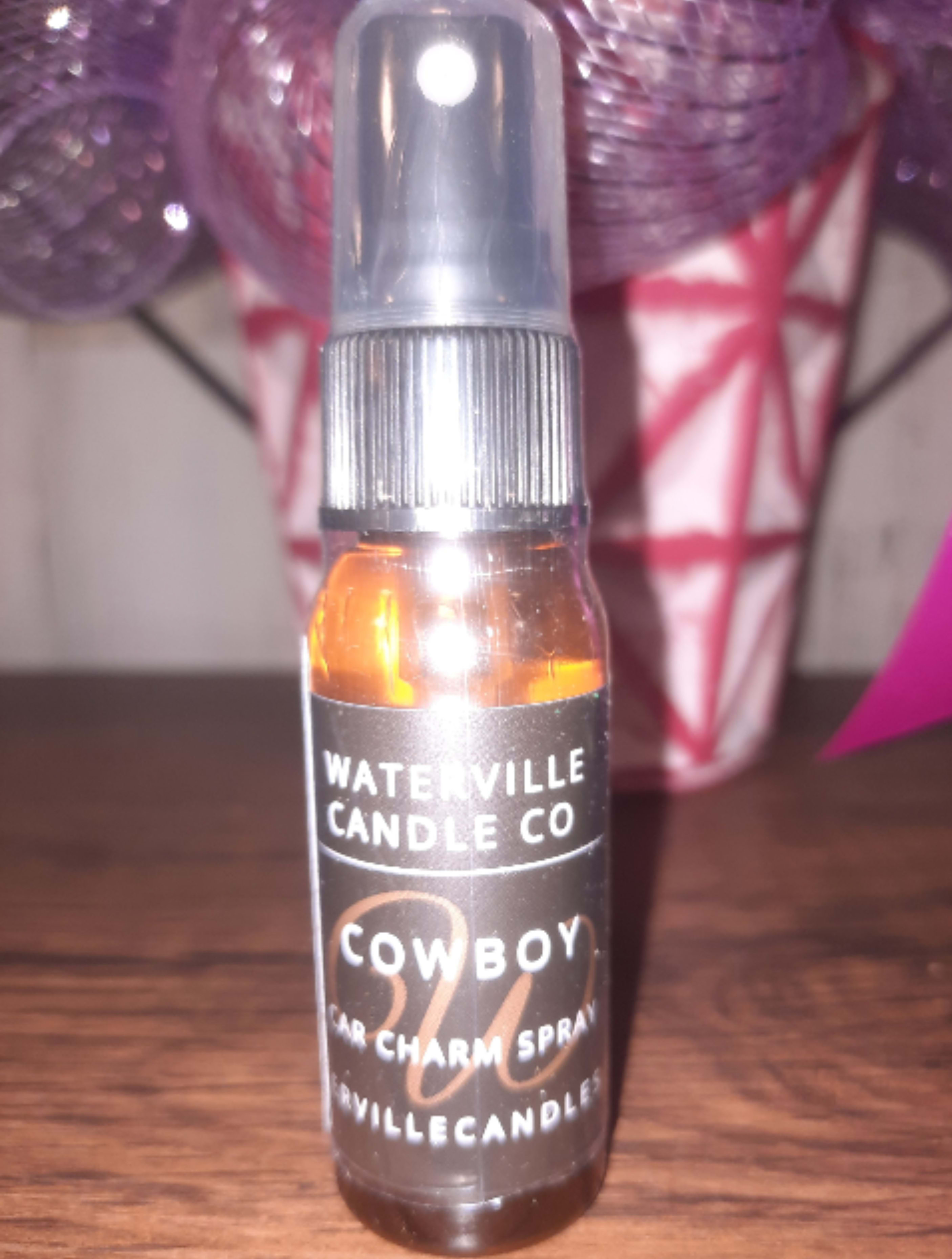Car Freshener Charm Spray - Assorted Scents Available - To Be spray on the Car Freshener Charm - May Call Store to select scent