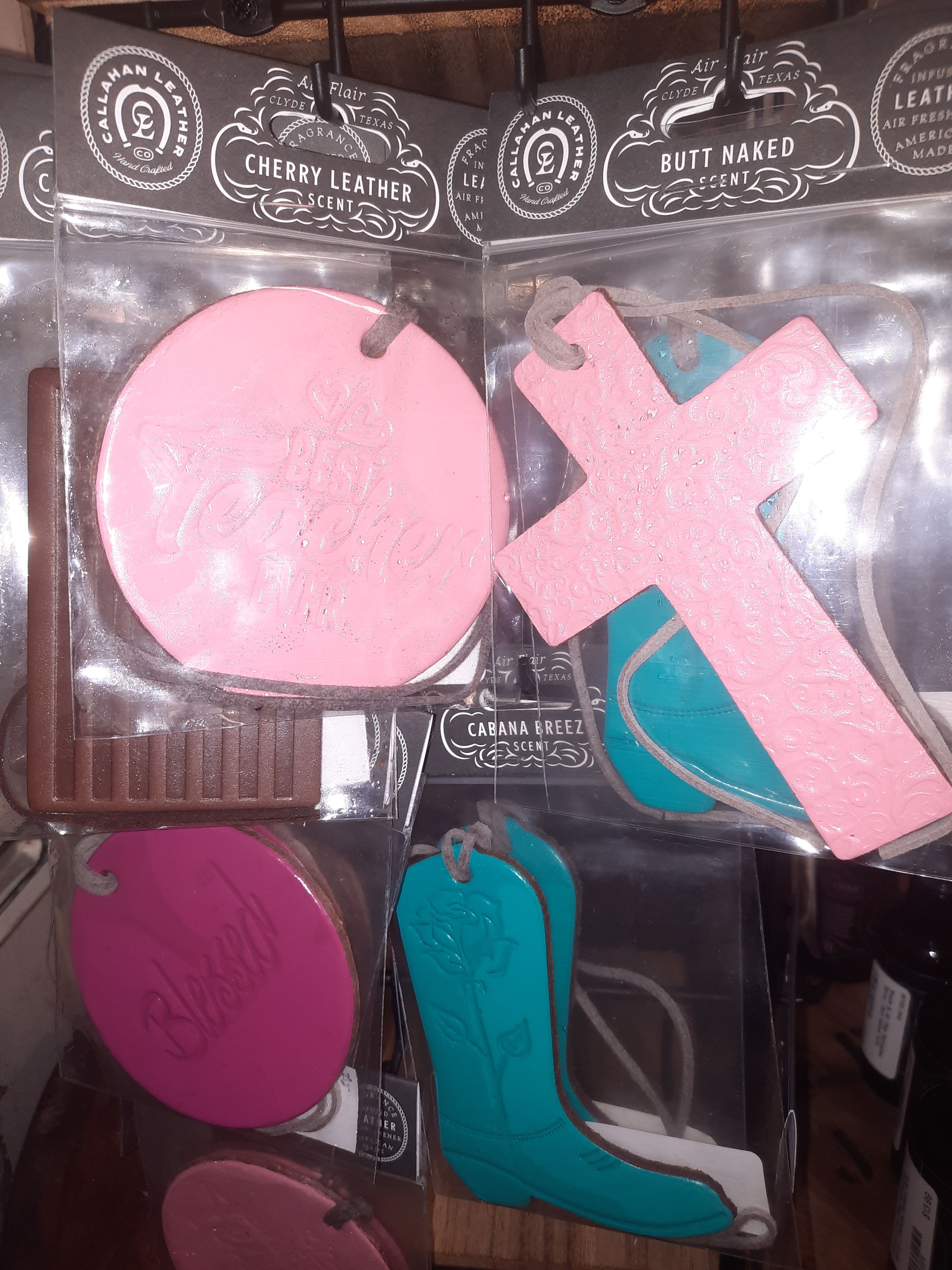 Car Leather Scent  - Hang from your rearview mirror.