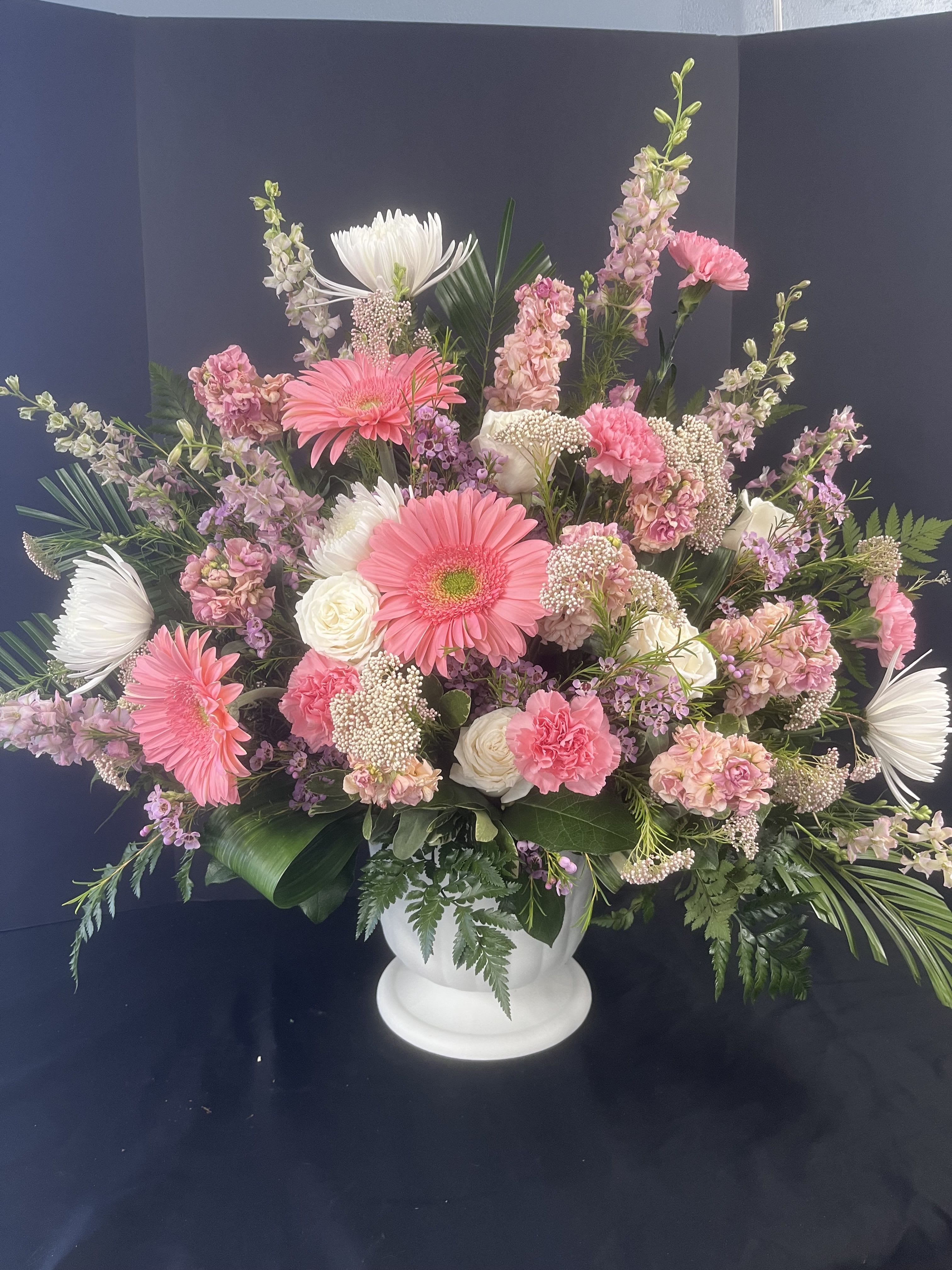 Remembering You - This arrangement is a reminder of  your loved one in a time of loss. Send to the funeral service or home.
