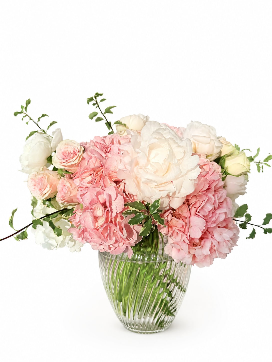 Sweet Peony Dreams  - Soft blush blooms arranged in luxurious peonies, hydrangeas and premium roses.Perfect for any occasion, birthdays, baby showers, or a just because.