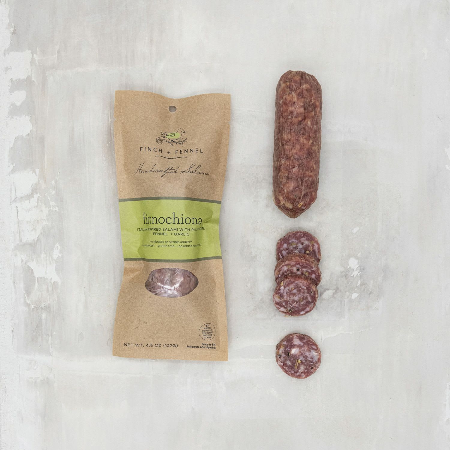 4.5 oz. Finnochiona Salumi - 4.5 oz. Finnochiona Salumi