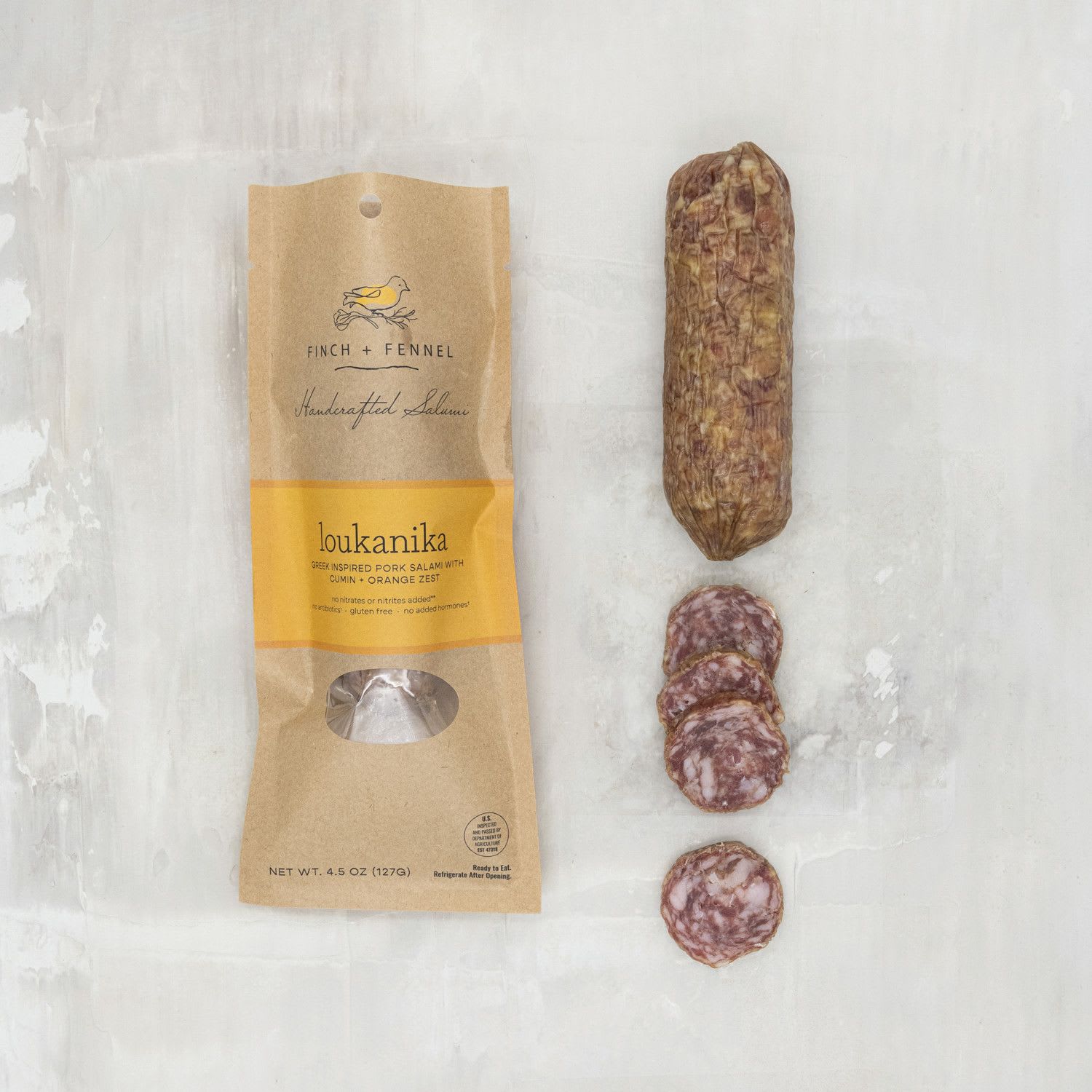4.5 oz. Loukanika Salumi - 4.5 oz. Loukanika Salumi
