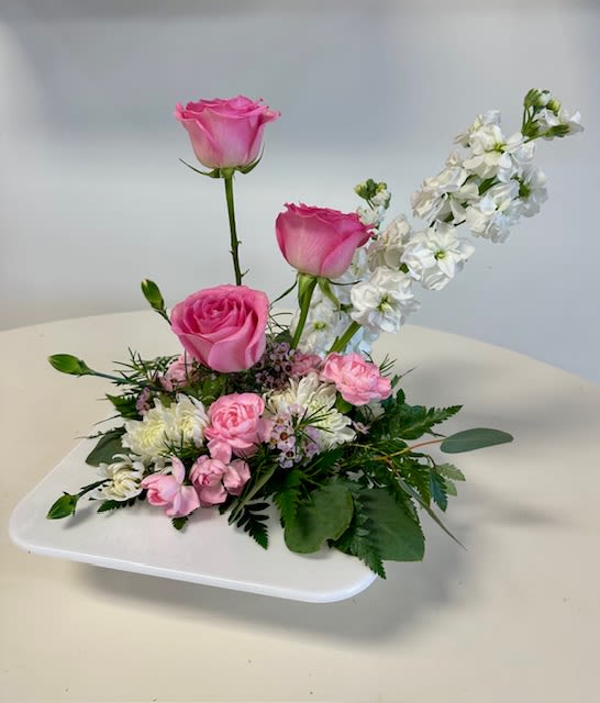 Mother's Day Modern Tray - Want something a little different? Our unique modern tray arrangements are always a showstopper!