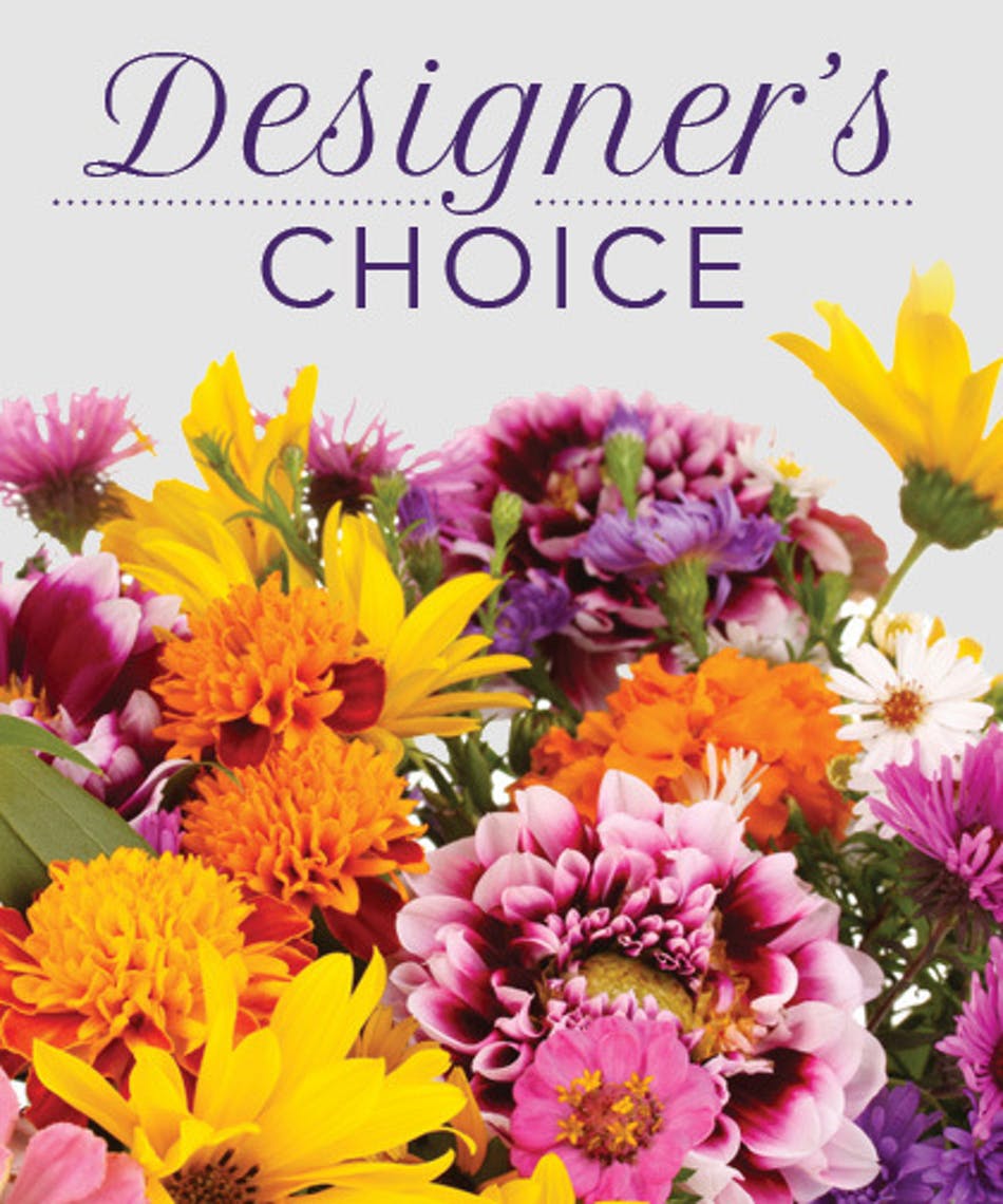 Colorful mixed bouquet with yellow, orange, pink, and purple flowers