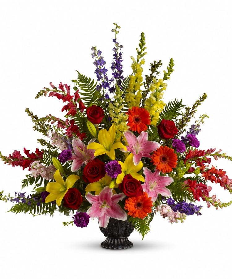 Sympathy urn 1 - Bright colored sympathy urn