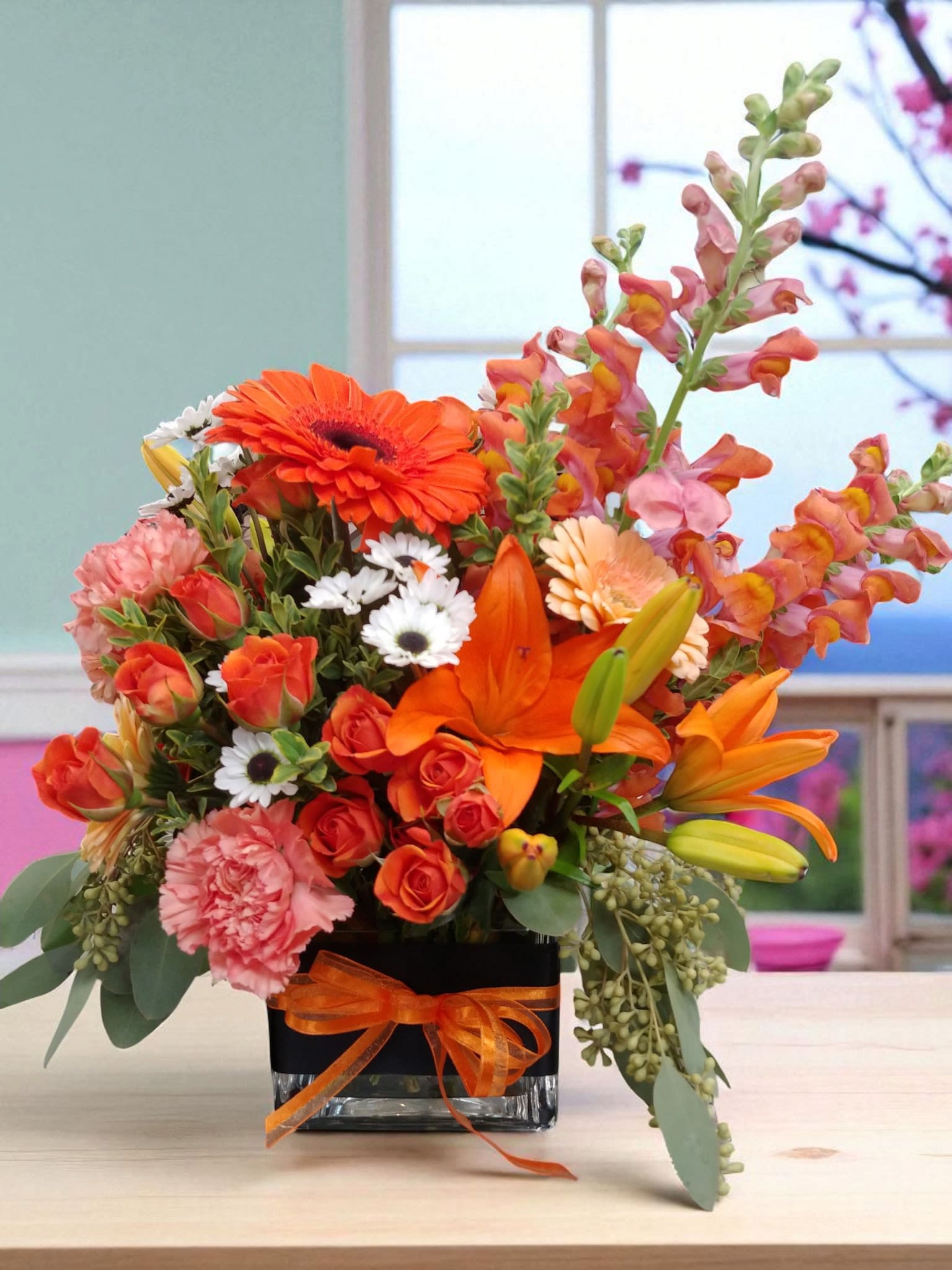 Orange Bliss - This bright beauty is sure to make a statement for any occasion.