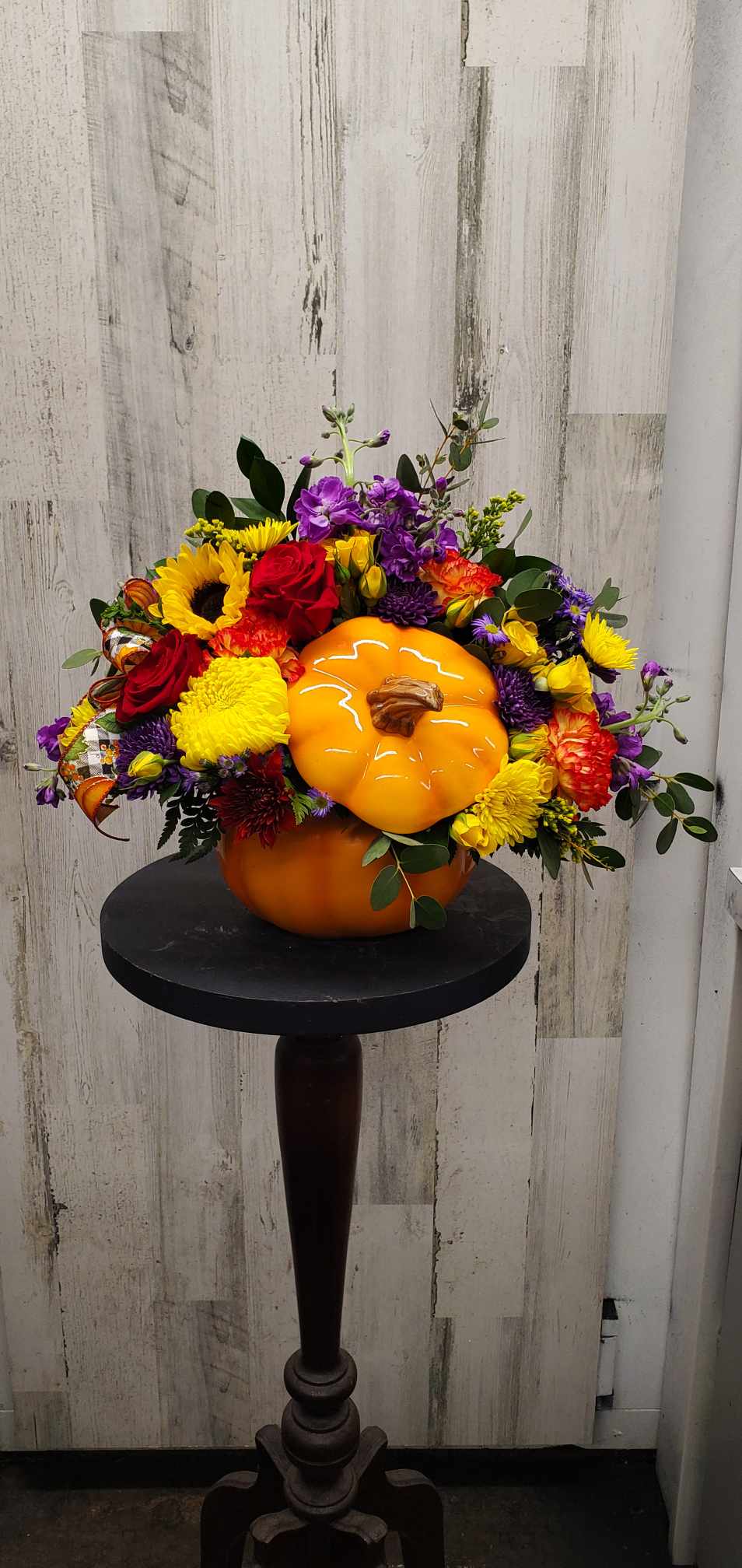 Pumpkin Pumpkin - Ceramic pumpkin filled with fall colors and a wonderful keepsake to use year after year