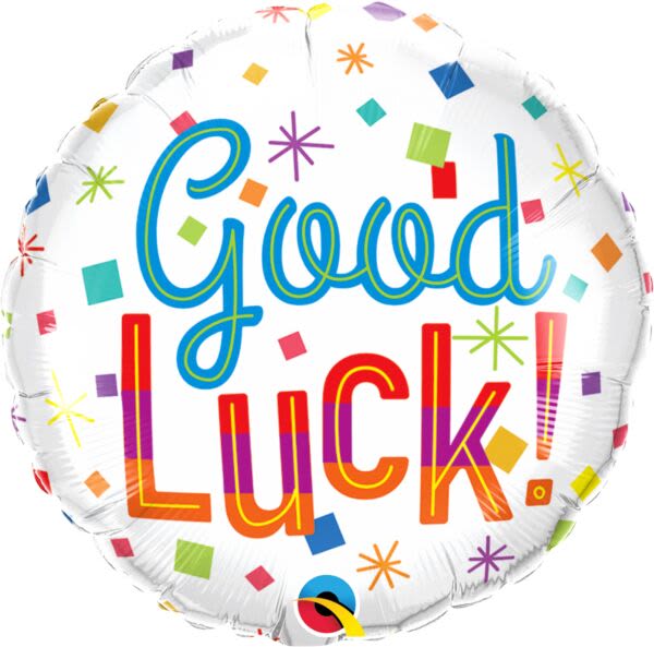 Mylar Good Luck Balloon - Mylar Foil "Good Luck" Balloon