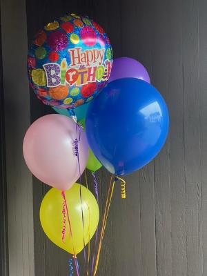 Birthday Balloon Bouquet - Send some birthday cheer with a colorful birthday balloon bouquet!