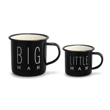 Big Man and Little Man Camper Mug Set - Super cute matching mug sets perfect for any father-son duo.