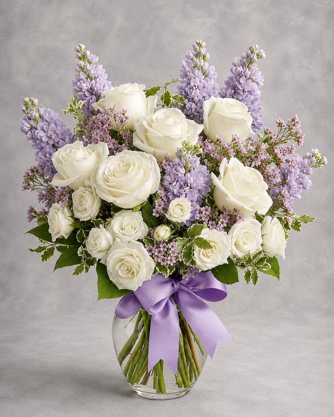 Enchantment - Beautiful lavender and white - perfect for the soft, caring gesture you're looking for.