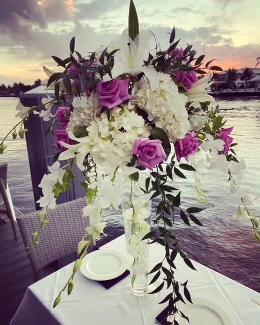Lavender Night - Mixed color flowers 