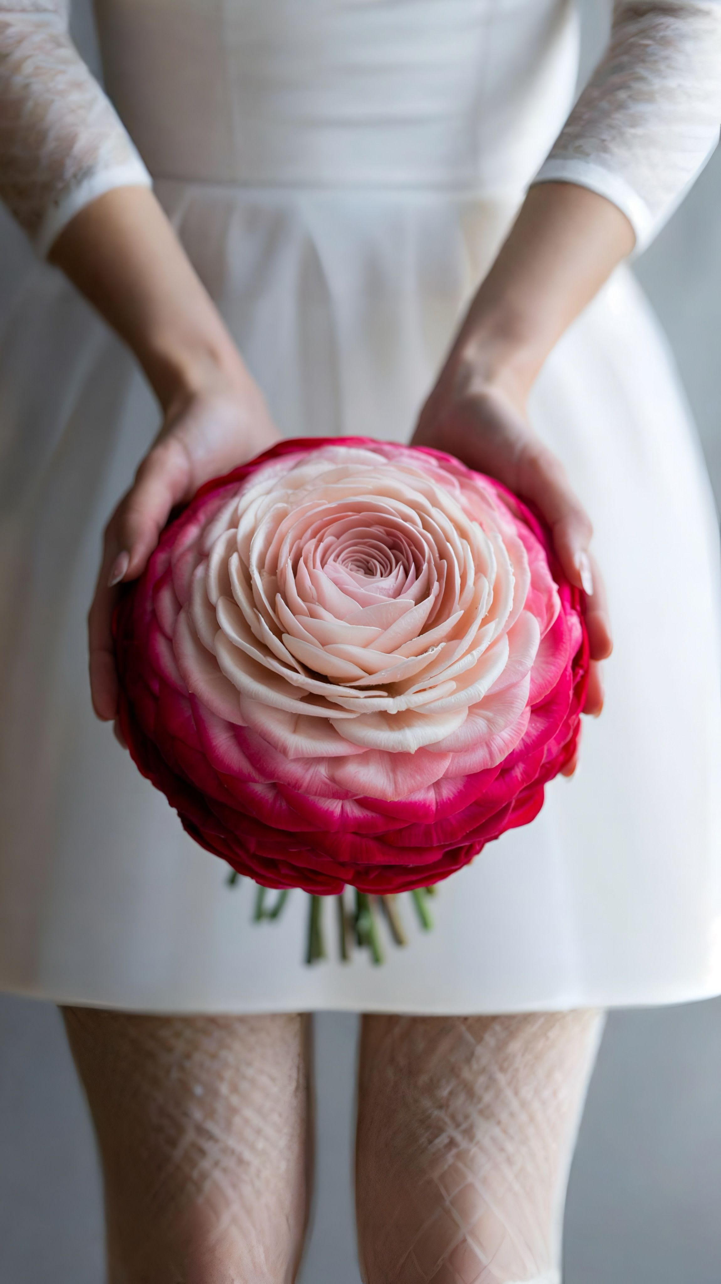 Glamelia Bridal Bouquet  - Custom Glamelia bouquet pick the colors of your choice. A Glamelia is a bouquet made out of petals, it’s a delicate process and worth the wow factor of its texture and colors. It appears as one giant flower. Glamelia is a vintage style bouquet and has always been a favorite because of it’s gorgeous aesthetic. 