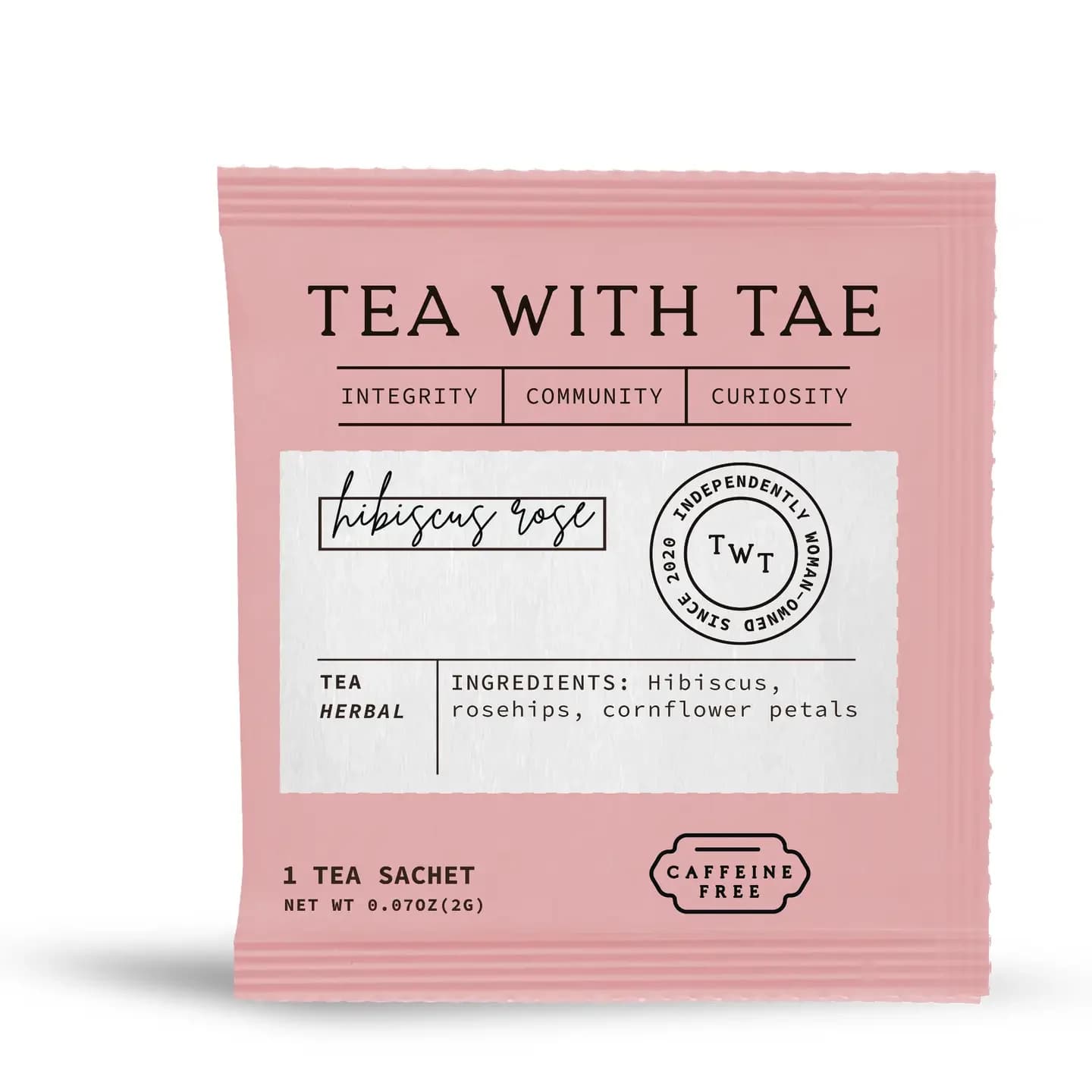 Hibiscus Rose Tea Sachet  - Hibiscus Rose Tea Sachet 