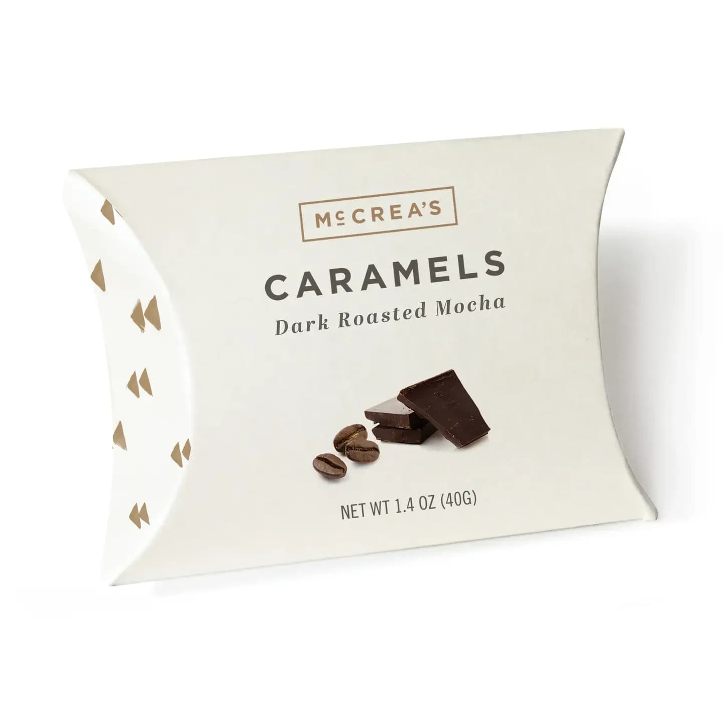 Caramels- Dark Roasted Mocha - Caramels Pillow Box - Dark Roasted Mocha