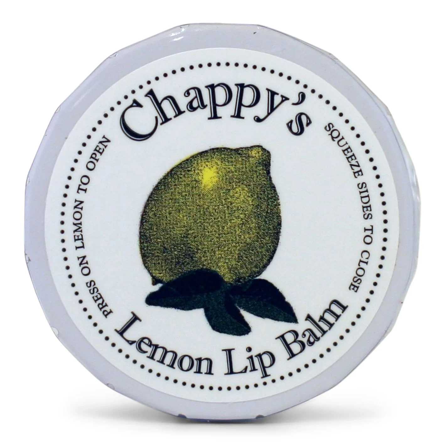 Lemon Lip Balm Tins - Chappy's Lip Balm Tins