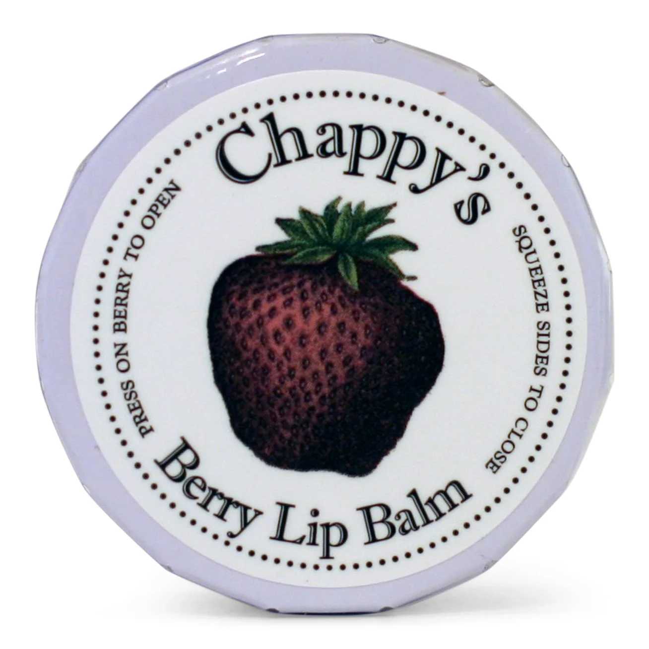 Chappy's Berry Lip Balm  - Hand poured into sturdy clic-clac tins, our Chappy’s lip balms utilize the simple strength of olive oil, beeswax and mango butter for all day moisture and protection.