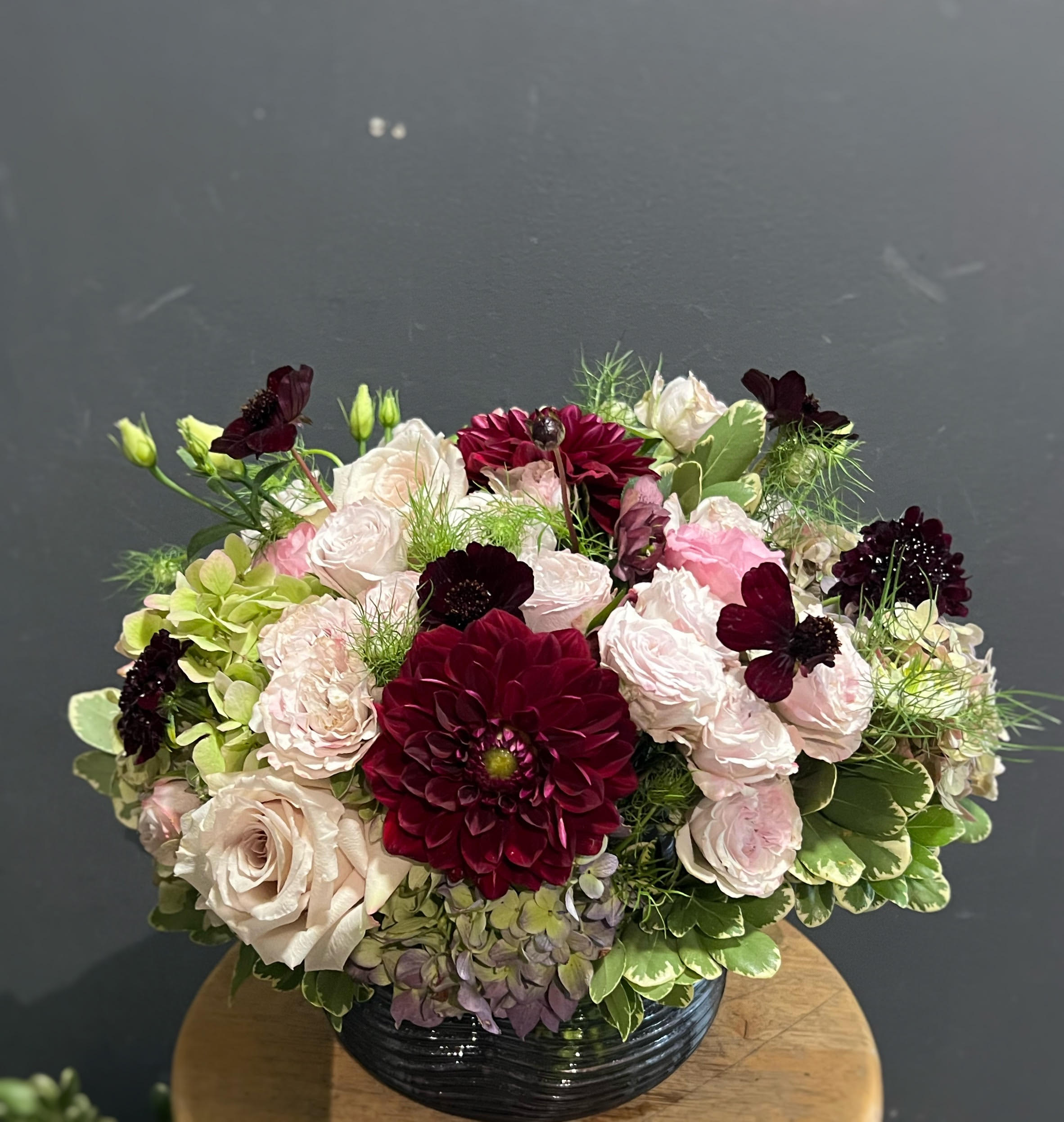 Gem - Deep jewel color with antique pinks