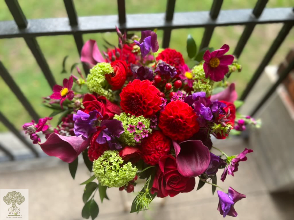 Crimson Harvest - Bright red and autumn theme evokes warmth, richness, and bold seasonal energy ️