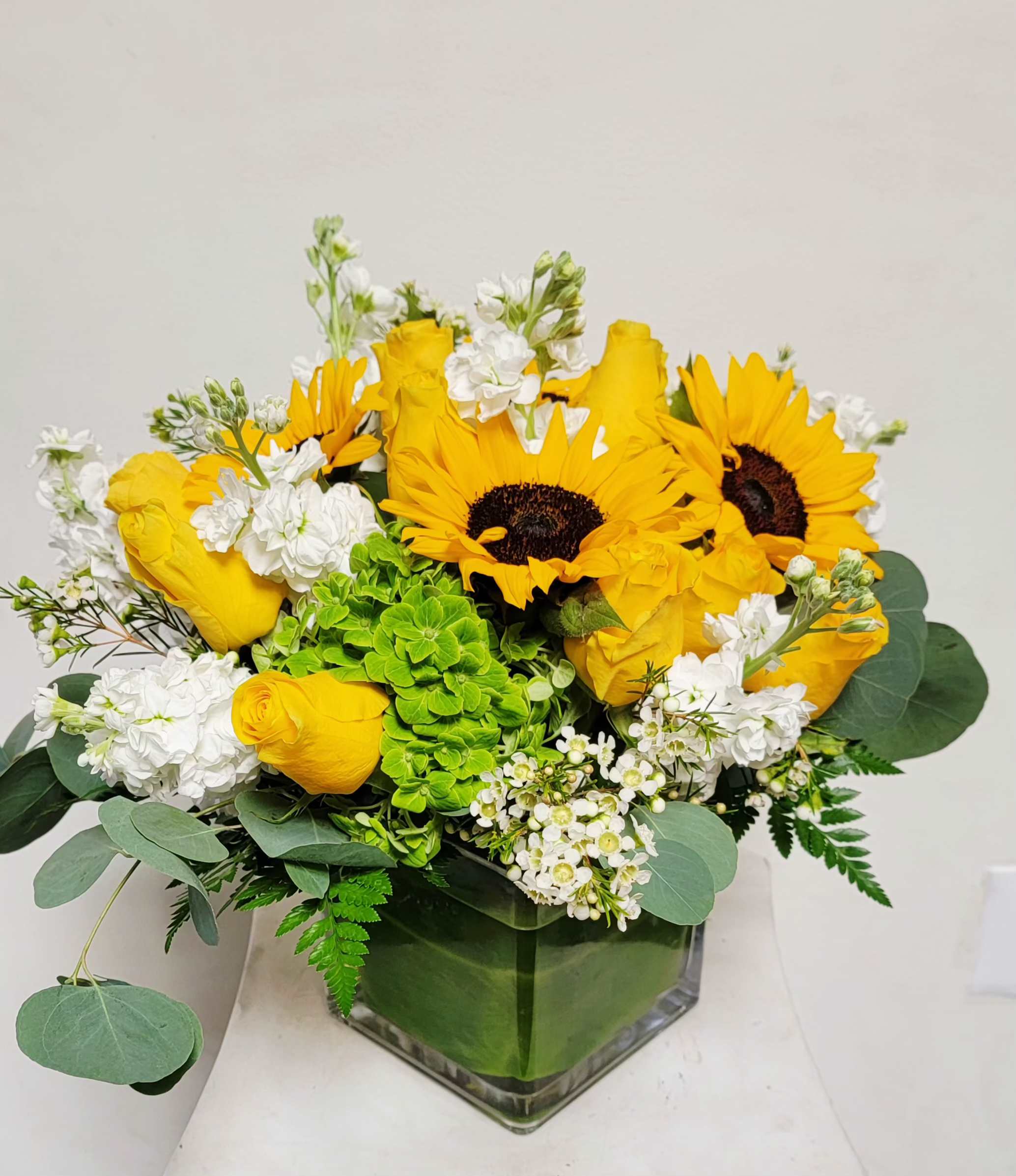 Pop of Yellow - 14in w x 14in h