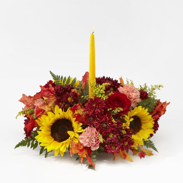 The Giving Thanks Centerpiece  - You'll fall in love with the beauty of autumn when you gaze into this gorgeous Thanksgiving centerpiece. Show your family how thankful you are for them when you order this stunning centerpiece to be hand-delivered right to their door! 