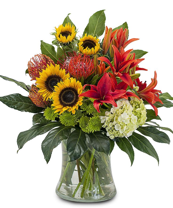 Harvest Sun  - A festive mix of flowers to remind you of the a harvest sunset 