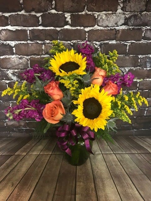 Great Day Bouquet - A bright and cheery mix, perfect to help someone have a great day. Approx. 16" W x 18" H