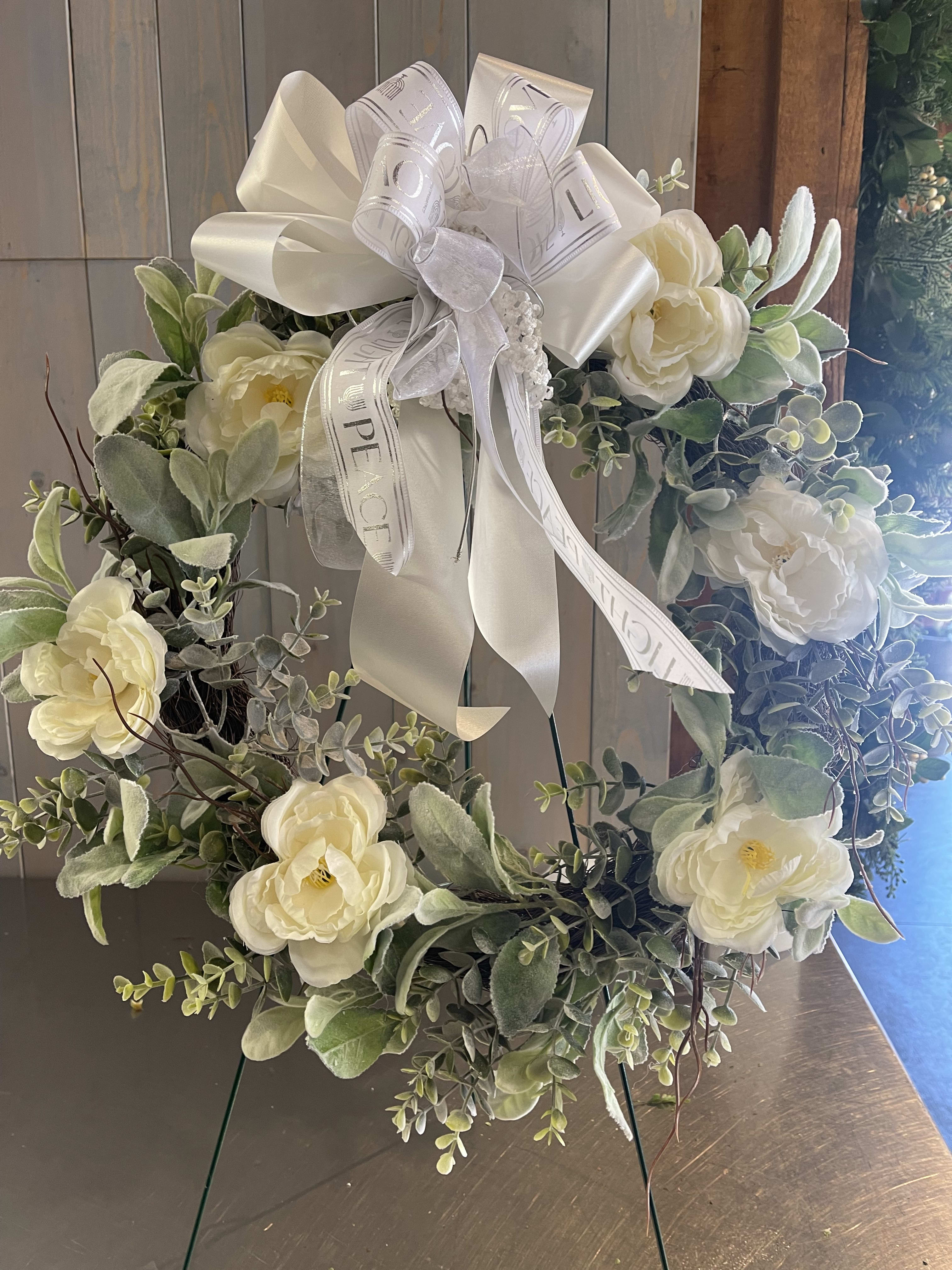  Artificial Silk Wreath  - Custom artificial silk wreaths made to order.