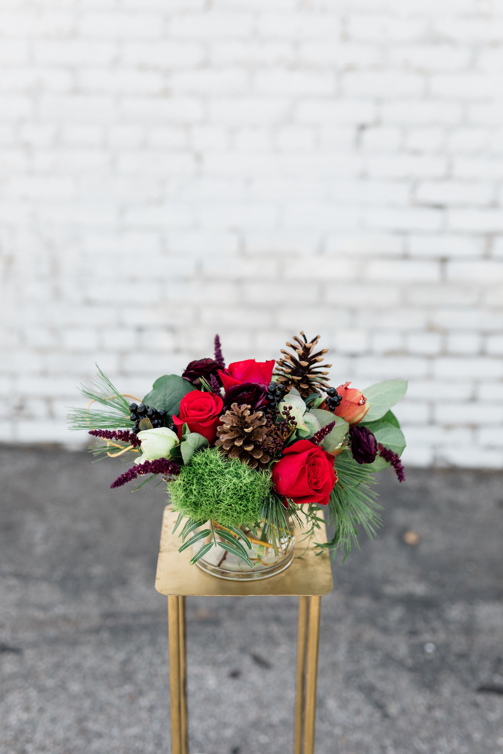 Season Greetings! - Stunning holiday themed arrangement, perfect to gift your loved ones!   pictured [STANDARD]