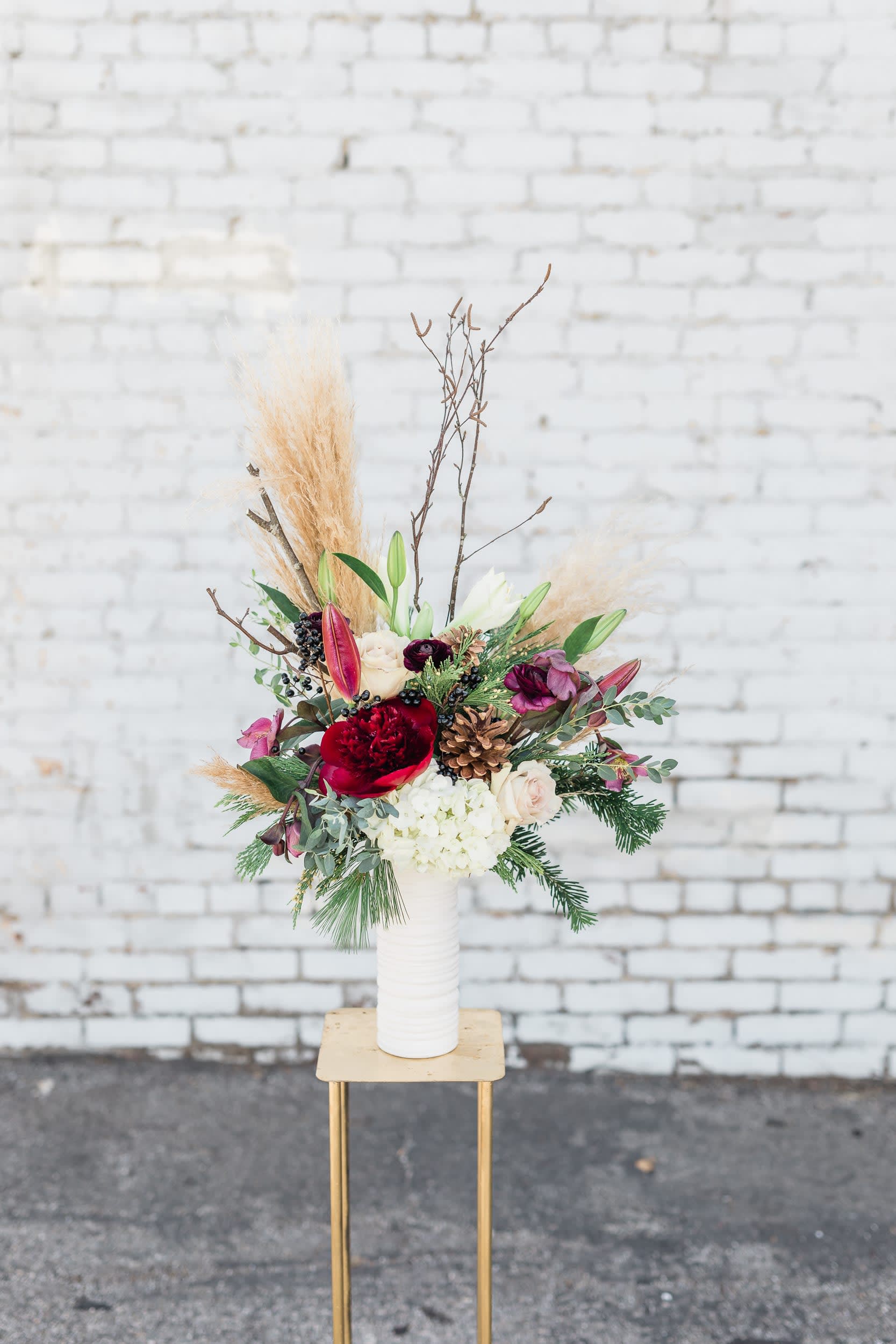 Boho Christmas - Stunning Boho mix of christmas blooms and textures! Perfect for this Holiday season!!