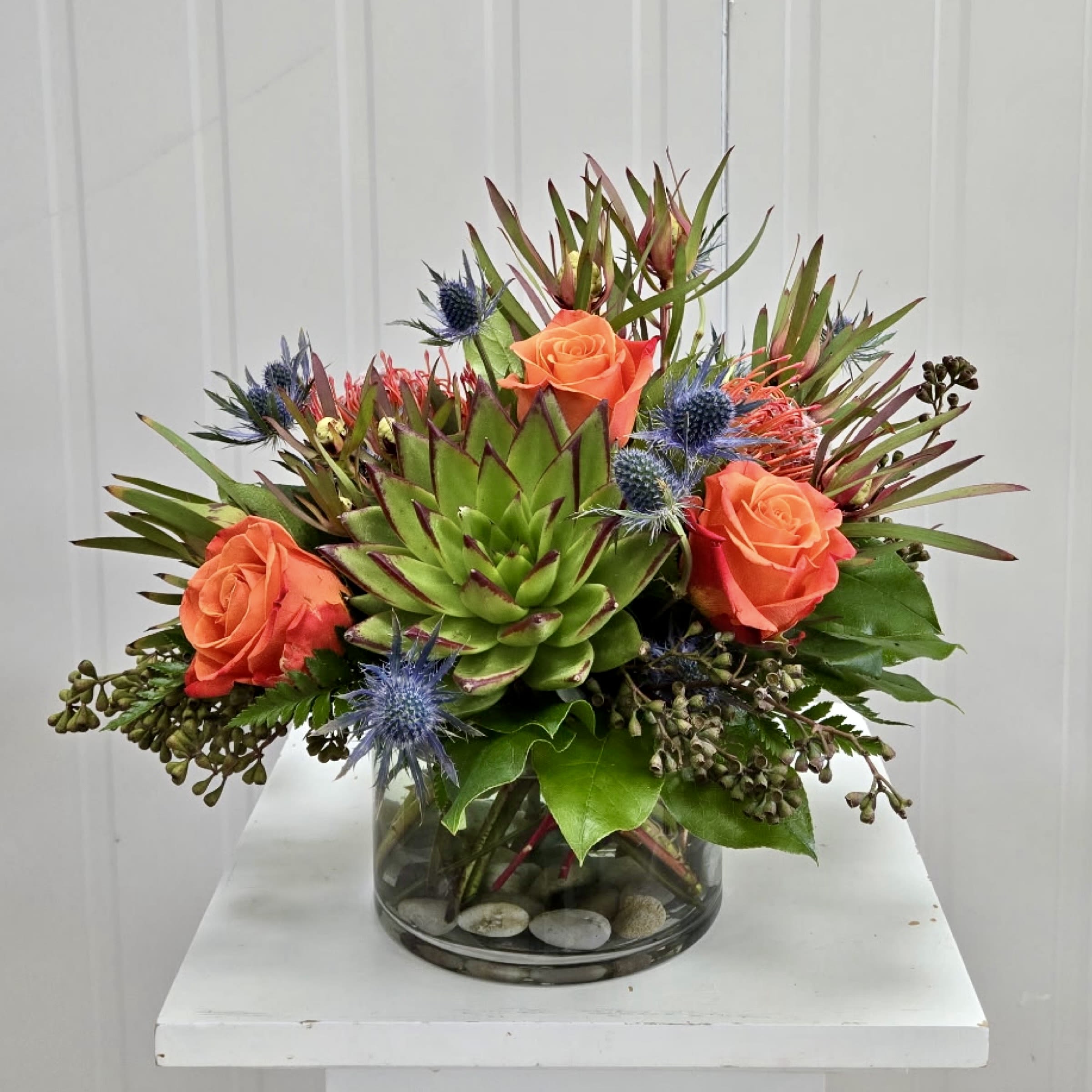Arizona Sunset - A Low and Airy Mixed Arrangement with a Desert Vibe with Pebble Rocks.