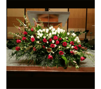  PODIUM ARRANGEMENT 125 [TTPOD125] - PODIUM ARRANGEMENT 125 BY TWIN TOWERS FLORIST      As Shown : TTPOD125 