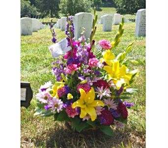  SUMMER BASKET [TT-ANC55] - SUMMER BASKET BY TWIN TOWERS FLORIST      As Shown : TT-ANC55 