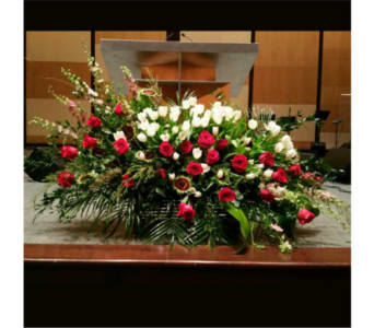  PODIUM ARRANGEMENT 125 [TTPOD125] - PODIUM ARRANGEMENT 125 BY TWIN TOWERS FLORIST      As Shown : TTPOD125 