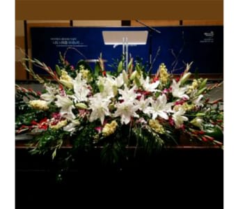  PODIUM ARRANGEMENT 126 [TTPOD-126] - PODIUM ARRANGEMENT 126 BY TWIN TOWERS FLORIST      As Shown : TTPOD-126 
